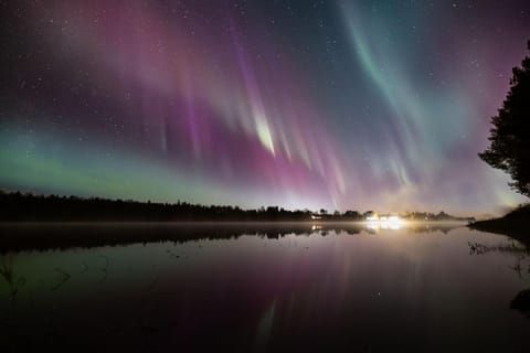 Natural landscape, Autumn, Lake view