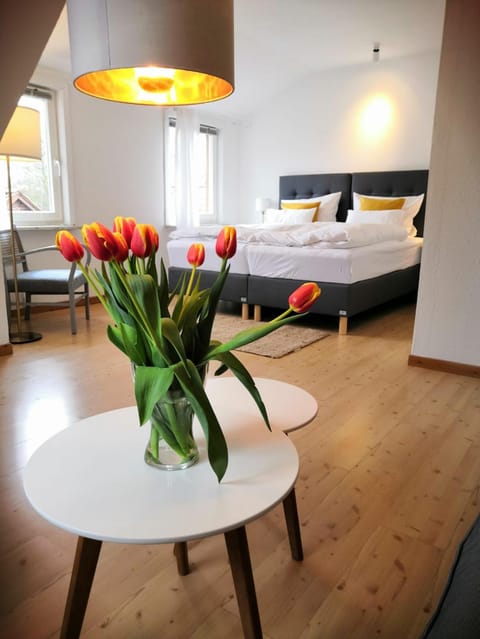 View (from property/room), Living room, Bedroom