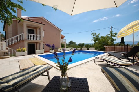 Property building, Summer, Pool view