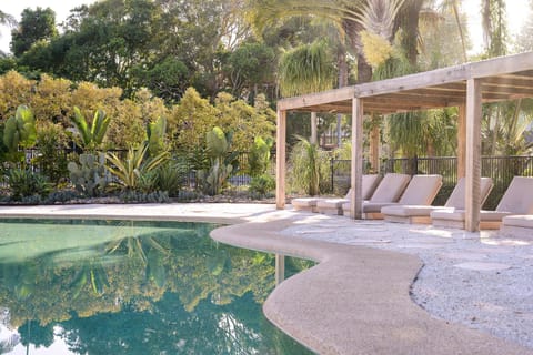 Garden, Pool view, Swimming pool, sunbed