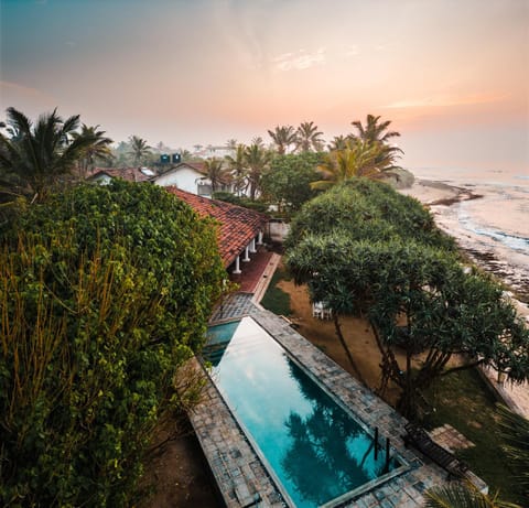 Property building, Bird's eye view, Garden, Sea view, Swimming pool