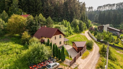 Property building, Day, Natural landscape, Bird's eye view, Garden, Garden view, Mountain view