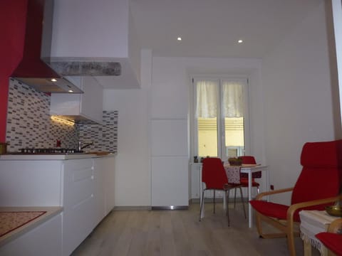 Kitchen or kitchenette, Living room, Dining area