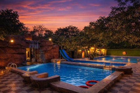 Natural landscape, Pool view, Swimming pool