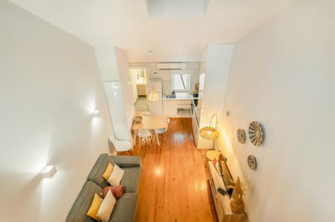 Kitchen or kitchenette, Living room, Seating area