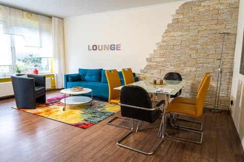 Living room, Seating area, Dining area