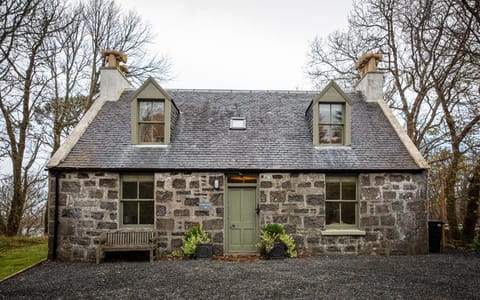 Dunvegan Castle Gardens Cottage House in Scotland