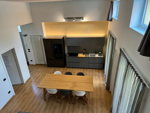Living room, kitchen