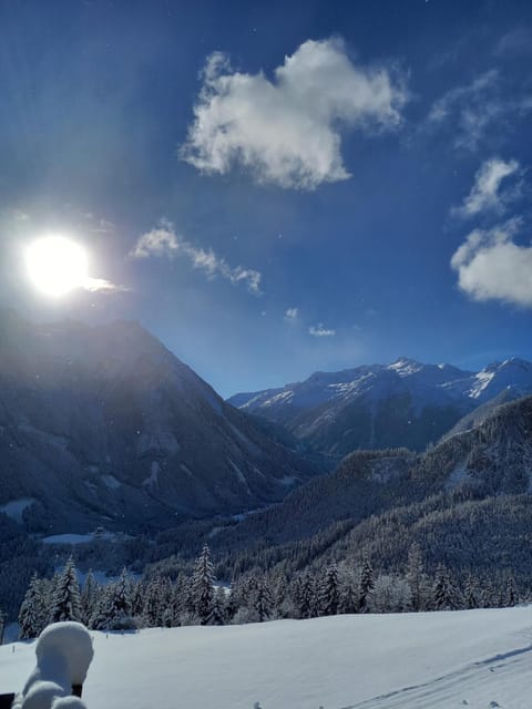 Natural landscape, Winter, Mountain view