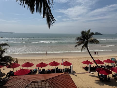 Day, Natural landscape, Beach, Sea view, sunbed