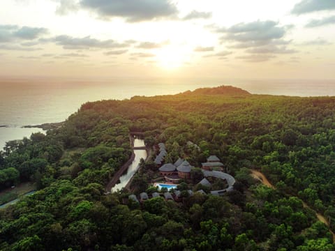 Property building, Sunset