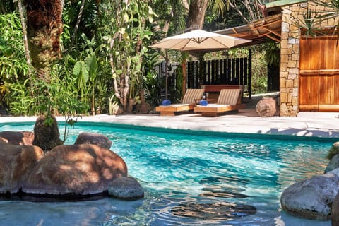 Pool view, sunbed