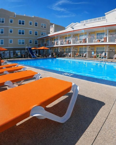 Pool view, Swimming pool, sunbed
