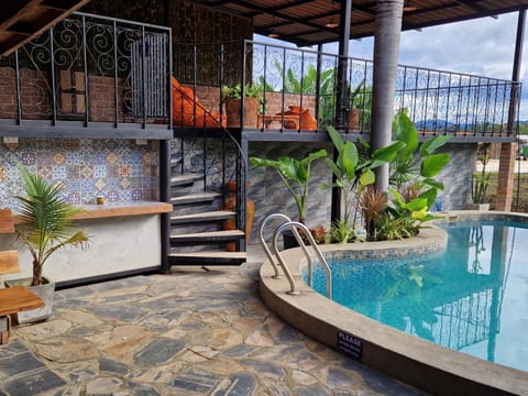 View (from property/room), Balcony/Terrace, Swimming pool, Entertainment