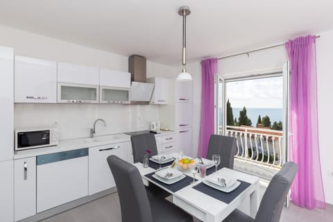 Kitchen or kitchenette, Dining area