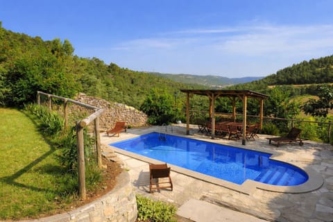 Day, Natural landscape, Mountain view, Pool view, Swimming pool, sunbed