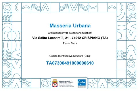 Masseria Urbana Apartment in Province of Taranto