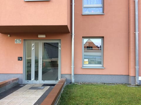 Patio, Facade/entrance, Property logo or sign