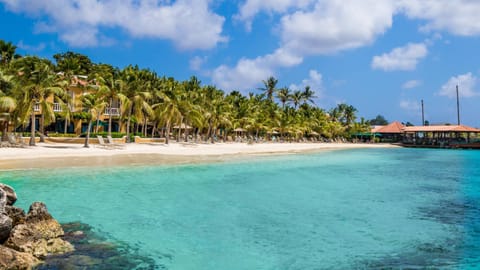 Beach, Sea view, sunbed
