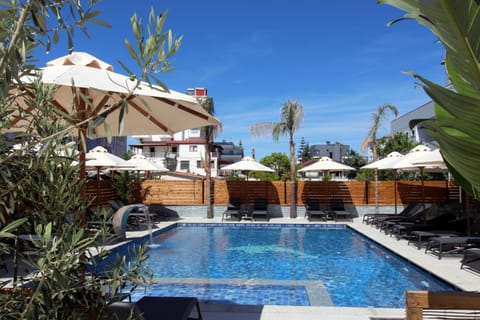 Pool view, Swimming pool, sunbed