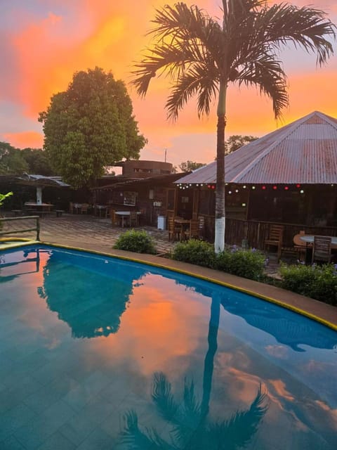 Day, Natural landscape, Pool view, Swimming pool, Sunset