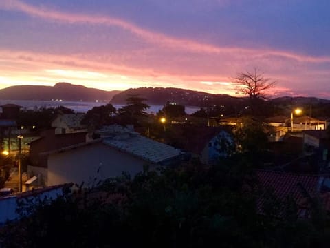 On site, Sunset