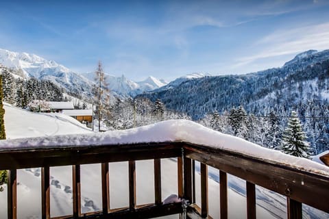 Day, Natural landscape, Winter, View (from property/room), Balcony/Terrace, Mountain view