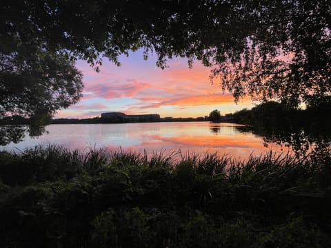 Nearby landmark, Sunset