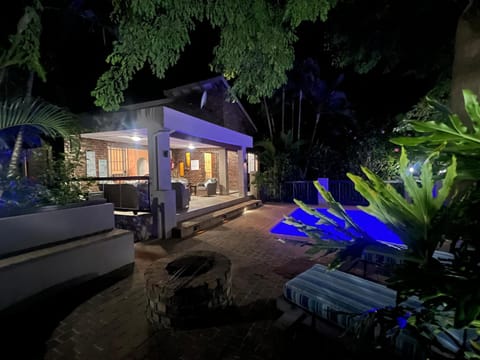 Patio, Night, Garden, Garden view, Pool view, Swimming pool