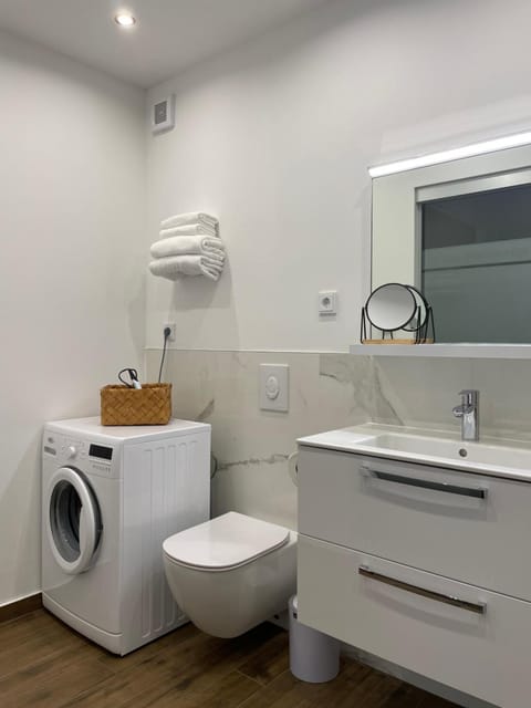 Toilet, Bathroom, washing machine