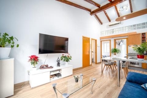 TV and multimedia, Kitchen or kitchenette, Living room, Seating area, Dining area, Evening entertainment, locker, air conditioner