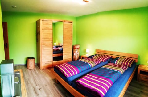 Property building, Living room, Bedroom