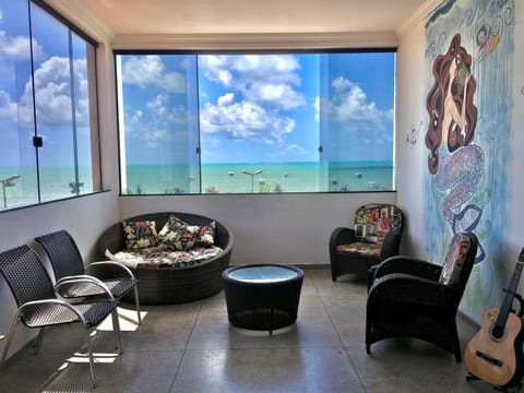 Living room, Seating area, Sea view