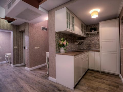 Kitchen or kitchenette, Photo of the whole room, Decorative detail, air conditioner