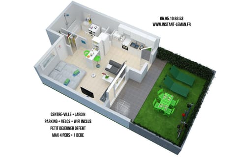 Instant-Léman Apartment in Thonon-les-Bains