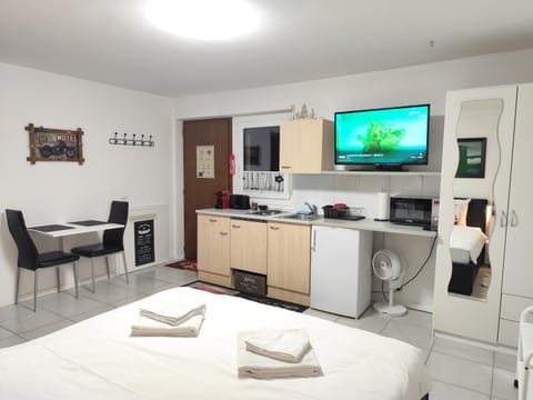 Bed, TV and multimedia, Kitchen or kitchenette, Dining area, Bedroom, oven