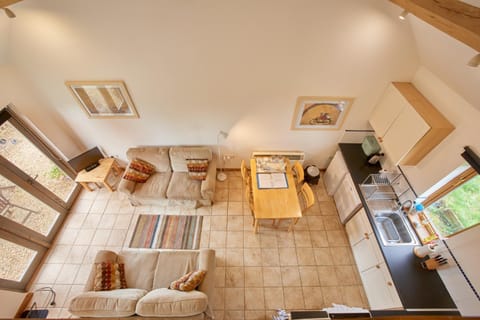 Kitchen or kitchenette, Living room, Dining area