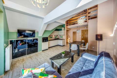 Kitchen or kitchenette, Living room, Dining area