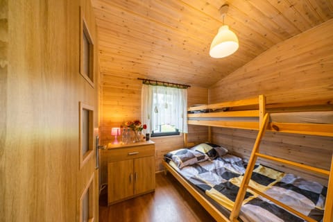 View (from property/room), Photo of the whole room, Decorative detail, Garden view, bunk bed, microwave, wardrobe