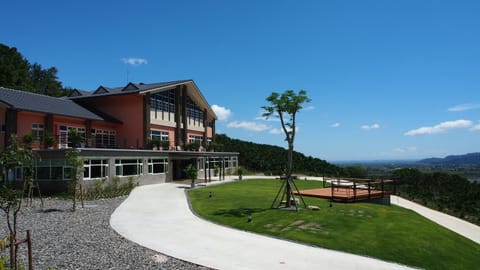 Property building, Spring, Day, Mountain view