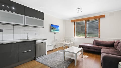Kitchen or kitchenette, Living room, Dining area