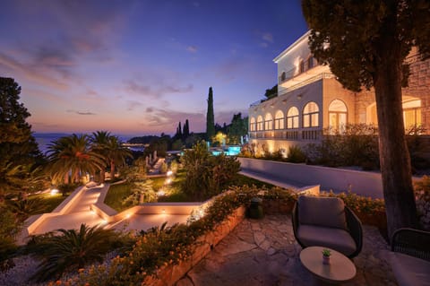 Property building, Sunset