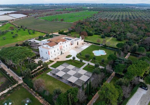 Property building, Natural landscape, Bird's eye view