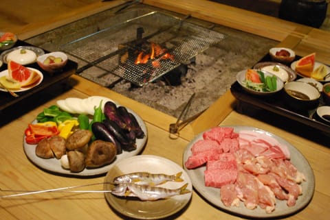 BBQ facilities, Food, Dinner