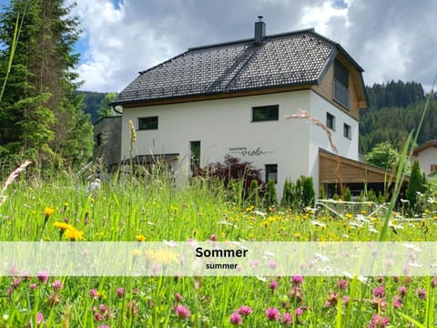 Property building, Summer, Garden view