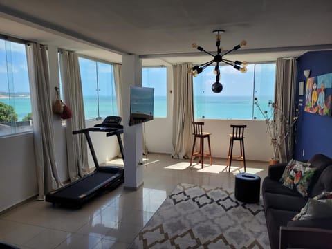 Living room, Seating area, Sea view