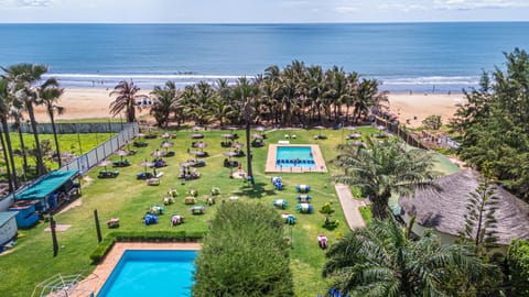 Natural landscape, Bird's eye view, Sea view, Swimming pool