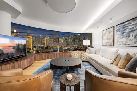 Living room, City view