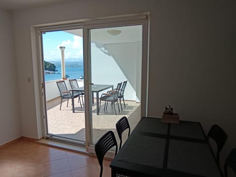 Living room, Seating area, Dining area, Sea view