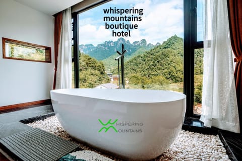Natural landscape, Hot Tub, Mountain view, Bath
